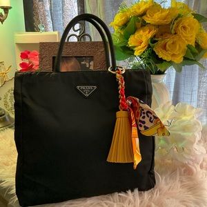 Prada nylon hand bag